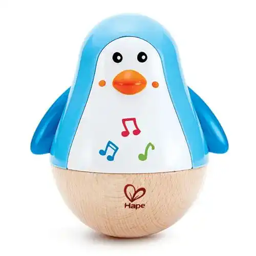 Die beste Holzspielzeug Baby Hape E0331 - Stehauf-Pinguin, mit Klang, blau 2026 Test Bestseller Holzspielzeug Baby Hape E0331 – Stehauf-Pinguin, mit Klang, blau