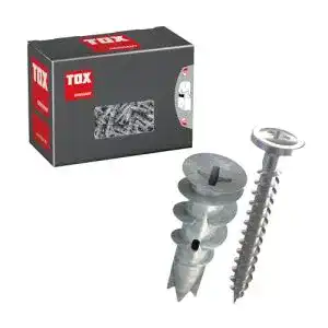 Gipskartondübel TOX Spiral Plus 37-2 mit Linsenkopfschraube