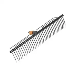 Harke Fiskars Rasenrechen mit 35 Zinken, Breite: 57 cm