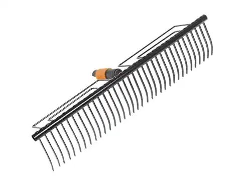 Harke Fiskars Rasenrechen mit 35 Zinken, Breite: 57 cm