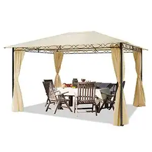 Pavillon (3×4) TOOLPORT Gartenpavillon 3×4 m wasserdicht