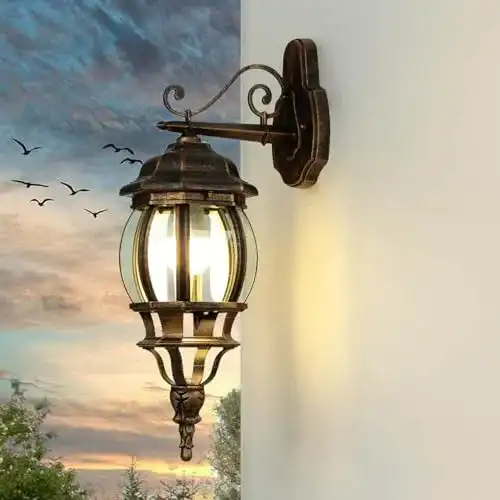 Antik-Lampe Licht-Erlebnisse Brest Außenwandleuchte