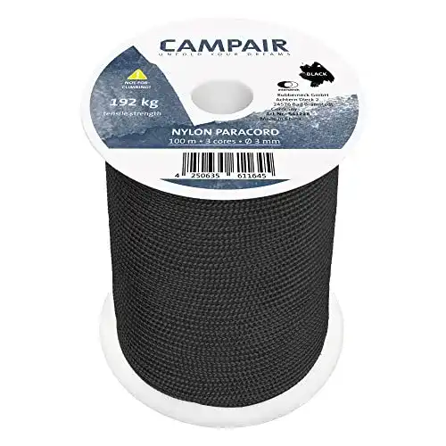 Wäscheleine CampAir 100m Paracord aus reißfestem Nylon