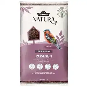 Rosinen für Vögel Dehner, Natura, Wildvogelfutter ganzjährig, 5 kg