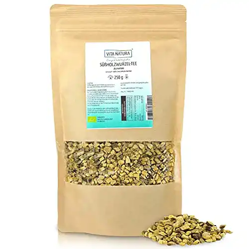 Die beste Süßholzwurzel-Tee VITA NATURA Energie & Wohlbefinden 250 g 2026 Test Bestseller Süßholzwurzel-Tee VITA NATURA Energie & Wohlbefinden 250 g