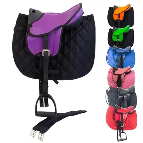 Ponysattel Marengos Shettysattel-Set Beginner violett Shetty
