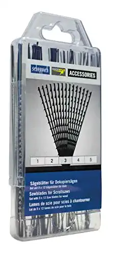 Die beste Dekupiersägeblatt Scheppach Universal-Sägeblatt-Set 60 Stück 2026 Test Bestseller Dekupiersägeblatt Scheppach Universal-Sägeblatt-Set 60 Stück