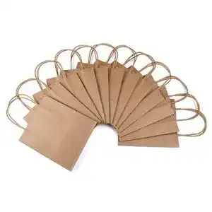Papiertragetasche EAST-WEST Trading 24 Geschenktüten, Henkel