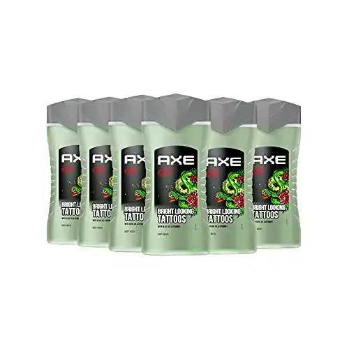 Axe-Duschgel Axe Tattoo Duschgel Herren 6er Pack mit Olivenöl