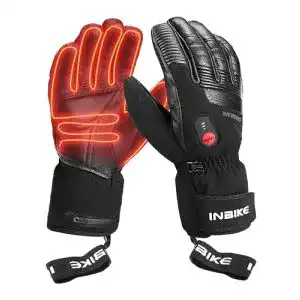 Beheizbare Handschuhe INBIKE Akku Schwarz M