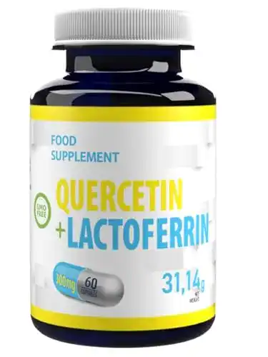 Lactoferrin Hepatica Quercetin mit -Komplex 60 Kapseln