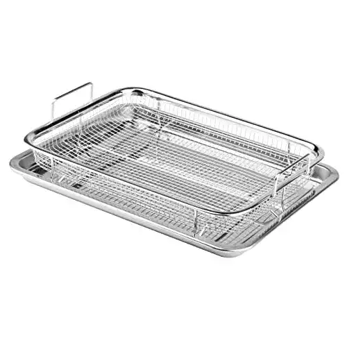 Backofen-Grillkorb Fenghome Backblech mit abkühlgitter