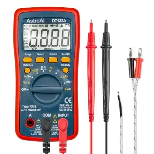 Multimeter AstroAI Digital , Voltmeter Ohmmeter Mit TRMS 4000