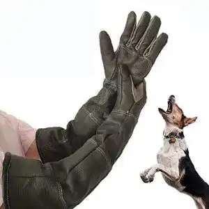 Falknerhandschuh Jannyshop Lederhandschuhe Anti-Biss