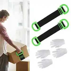 Tragegurt Fouvin, 2 Stück Transportgurt mit Griffen, verstellbar