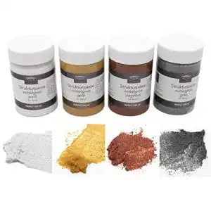 Strukturpaste Paintersisters Set je 236ml, vier Farben