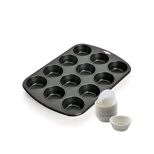 Muffinform KAISER Set 2-teilig Muffin Backblech für 12 Muffins