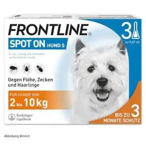 Zeckenschutz Hund MERIAL GmbH Frontline Spot on Hund S