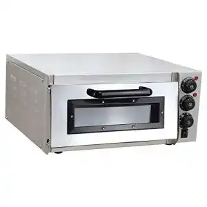 Pizzaofen elektrisch GS Multitrade aus Edelstahl mit Pizzastein