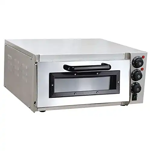 Pizzaofen elektrisch GS Multitrade aus Edelstahl mit Pizzastein
