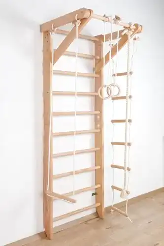 Sprossenwand Erwachsene SportBaby Turnwand Gym Klettergerüst