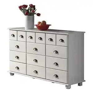 Apothekerkommode IDIMEX, Sideboard Colmar, 12 Schubladen