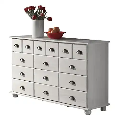 Apothekerkommode IDIMEX, Sideboard Colmar, 12 Schubladen
