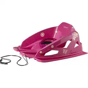 Babyschlitten AlpenGaudi Kinder Rodel Schlitten, Rosa