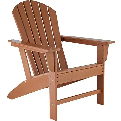 Gartenstuhl (Holz) TecTake 800814 Gartenstuhl Adirondack
