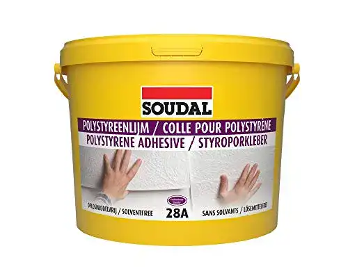 Styroporkleber Soudal 28A für weiche/harte Styroporplatten 5Kg