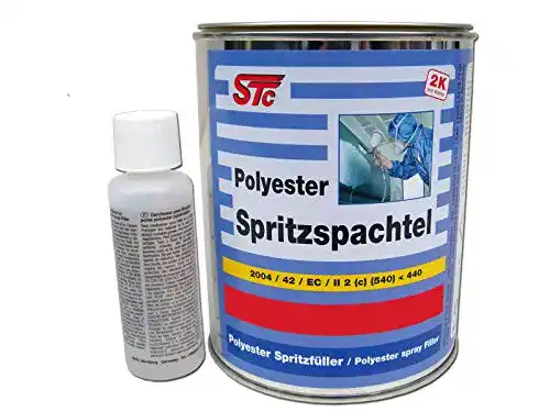 Die beste Spachtelmasse (Auto) STC 1,5 kg Set 2K Polyester Spritzspachtel grau inkl. Härter Spritzfüller Auto 2026 Test Bestseller Spachtelmasse (Auto) STC 1,5 kg Set 2K Polyester Spritzspachtel grau inkl. Härter Spritzfüller Auto