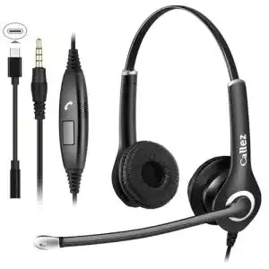 Headset (Büro) Callez PC Headset, 3,5mm Klinke mit Mikrofon