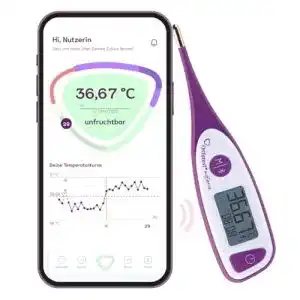 Basalthermometer Cyclotest mySense Bluetooth, mit App ohne Abo