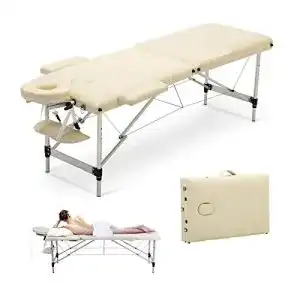 Massageliege HUINI Massagetisch Höhenverstellbar, Klappbar