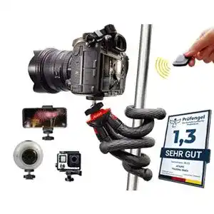 Flexibles Stativ Atairs, mit Bluetooth-Fernbedienung, Selfie Stick