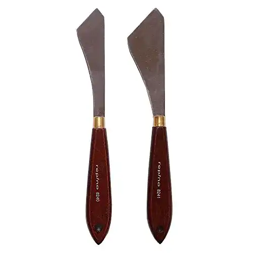 Malmesser repino Malspachtel 2er Set Künstlerspachtel