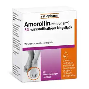 Nagelpilzlack Ratiopharm Amorolfin 5%, 3 ml Lösung
