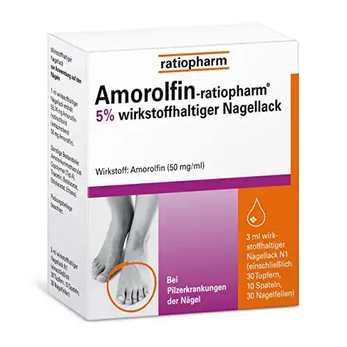 Nagelpilzlack Ratiopharm Amorolfin 5%, 3 ml Lösung