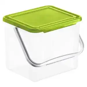 Eimer mit Deckel Rotho Basic Aufbewahrungsbox 5l mit Henkel