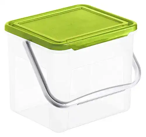 Eimer mit Deckel Rotho Basic Aufbewahrungsbox 5l mit Henkel