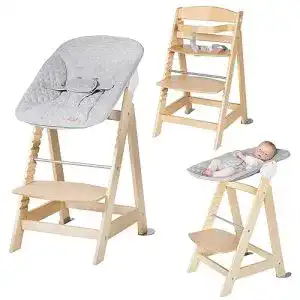 Roba-Kinderstuhl roba Born Up Treppenhochstuhl, Set 2in1