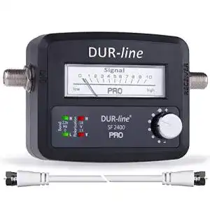 Sat-Finder DUR-line ® SF 2400 Pro, inkl. F-Kabel und Anleitung