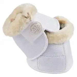 Hufglocken HV Polo Joya Fake Fur | Gr. XL | weiß White