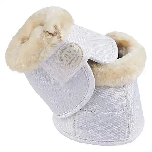 Hufglocken HV Polo Joya Fake Fur | Gr. XL | weiß White