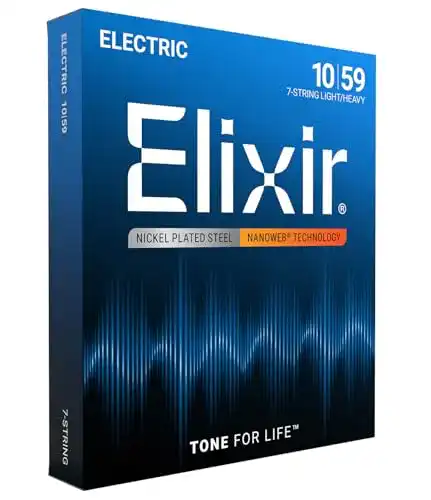 Elixir-Gitarrensaiten Elixir ® Saiten 7-Saiter E-Gitarrensaiten
