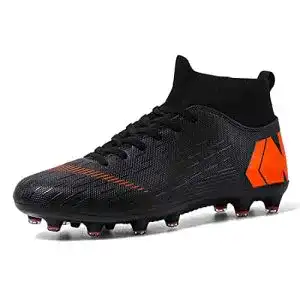 Fußballschuhe Herren LCXAX /Jungen High Top Stollen Spikes
