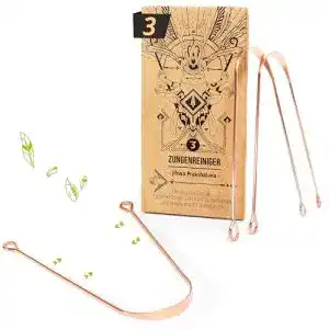 Zungenreiniger Kupfer NATURE NERDS Zungenreiniger aus Kupfer
