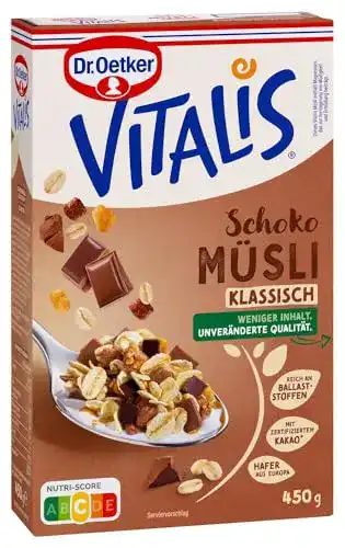 Schoko-Müsli Dr. Oetker Vitalis Schoko Müsli klassisch, 7 x 600g