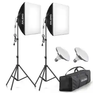 Softbox RaLeno, 50×70 cm Videobeleuchtung, 85W CFL 5500K