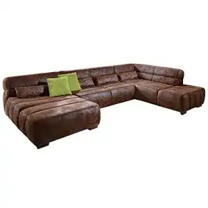 Wohnlandschaft CAVADORE Scoutano, XXL-Couch in U-Form